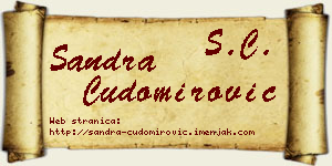 Sandra Čudomirović vizit kartica